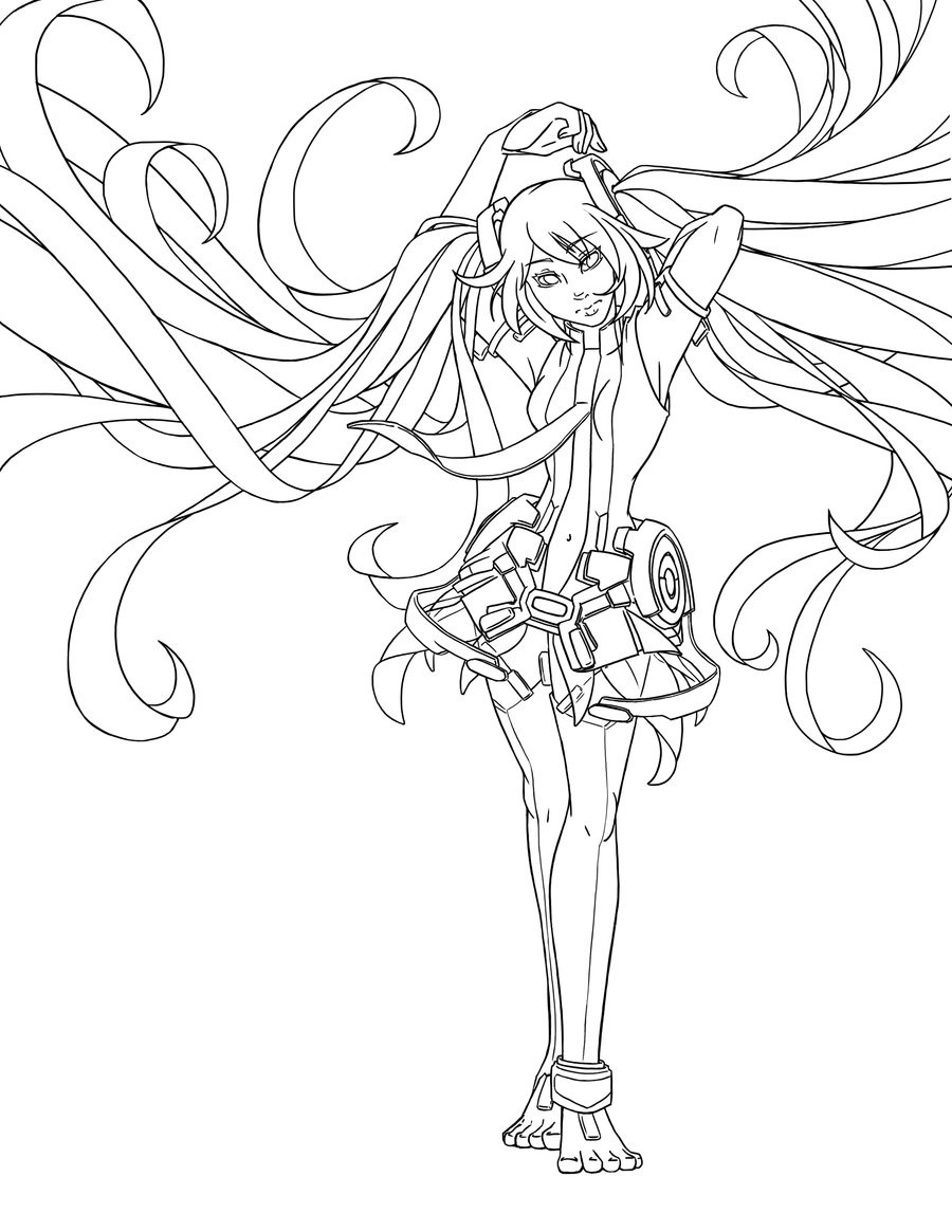 900x1165 Related Keywords Suggestions For Cute Hatsune Miku Coloring Pages