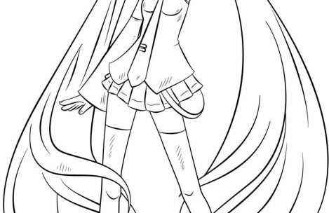 469x304 Hatsune Miku Coloring Pages Just Colorings
