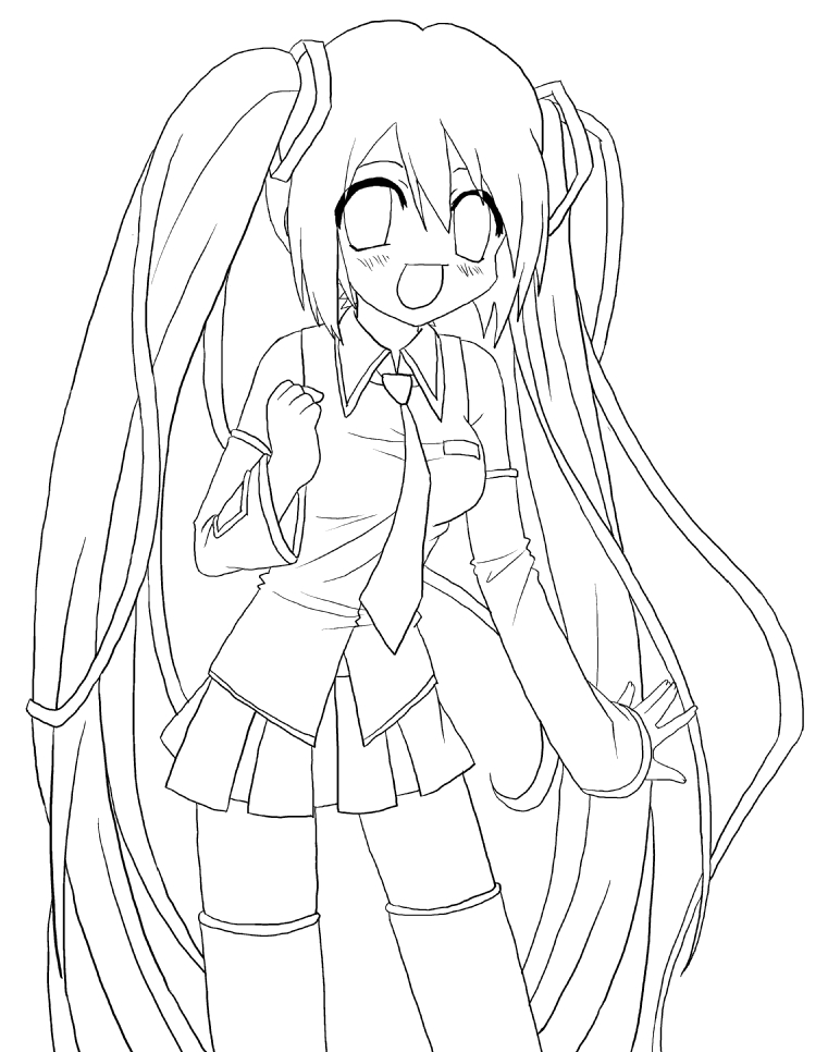 761x966 Hatsune Miku Coloring Pages Amazing Hatsune Miku Coloring Pages