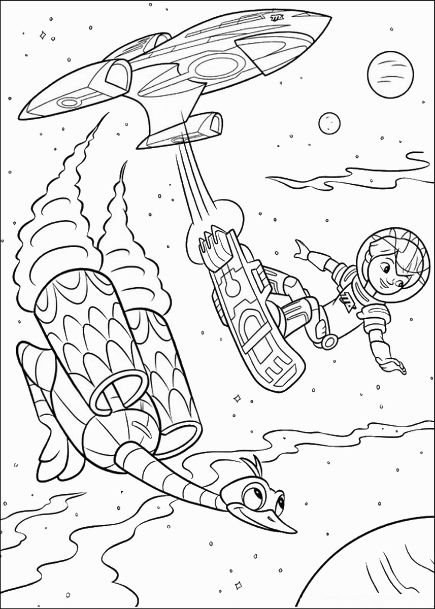 857x1200 Miles From Tomorrowland Coloring Pages