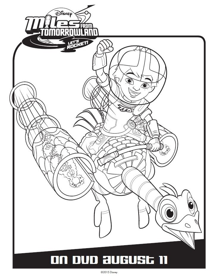733x941 Miles From Tomorrowland Coloring Pages Best Of Colouring Pages