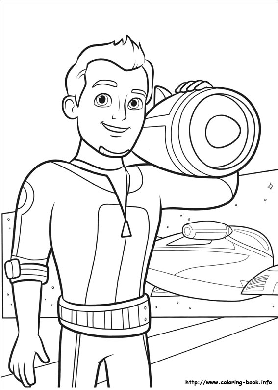 567x794 Miles From Tomorrowland Coloring Picture