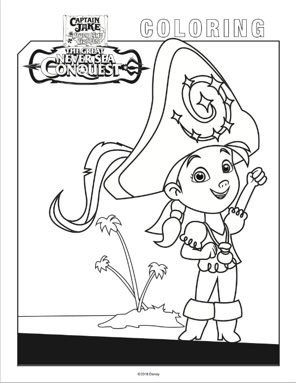 600x777 Yo Ho! Let's Go! Jake And The Never Land Pirates Free Coloring