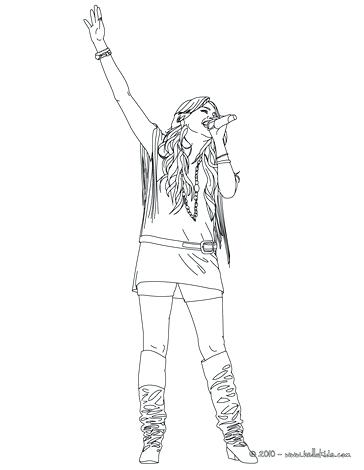 364x470 Miley Cyrus Coloring Sheets Kids Coloring Famous Coloring Pages