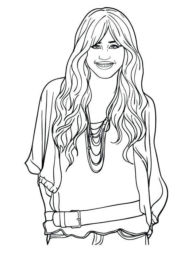 639x828 Miley Cyrus Coloring Pages
