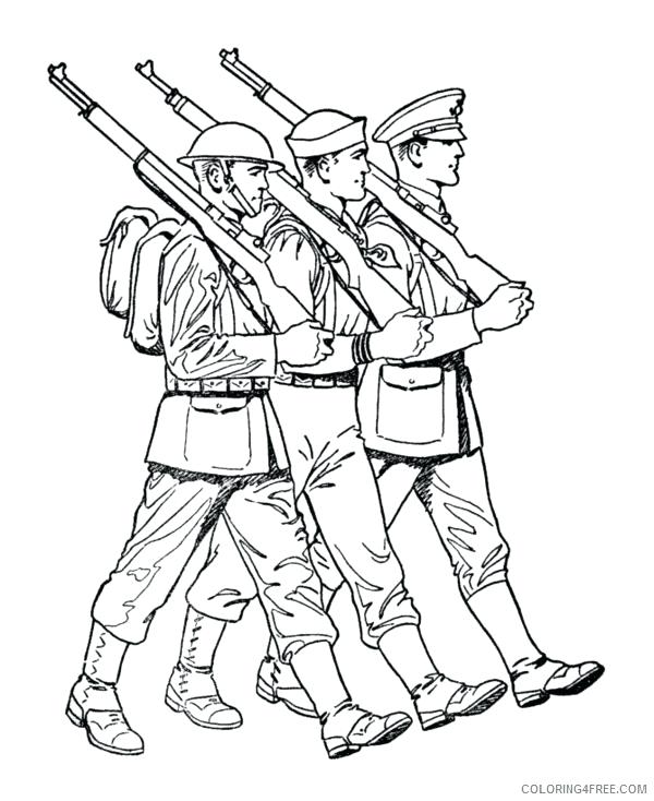 600x734 Military Color Pages Military Coloring Pages Printable Coloring