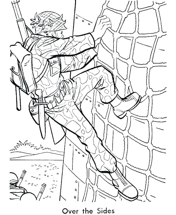 600x734 Military Coloring Page Epic Military Coloring Pages For Your