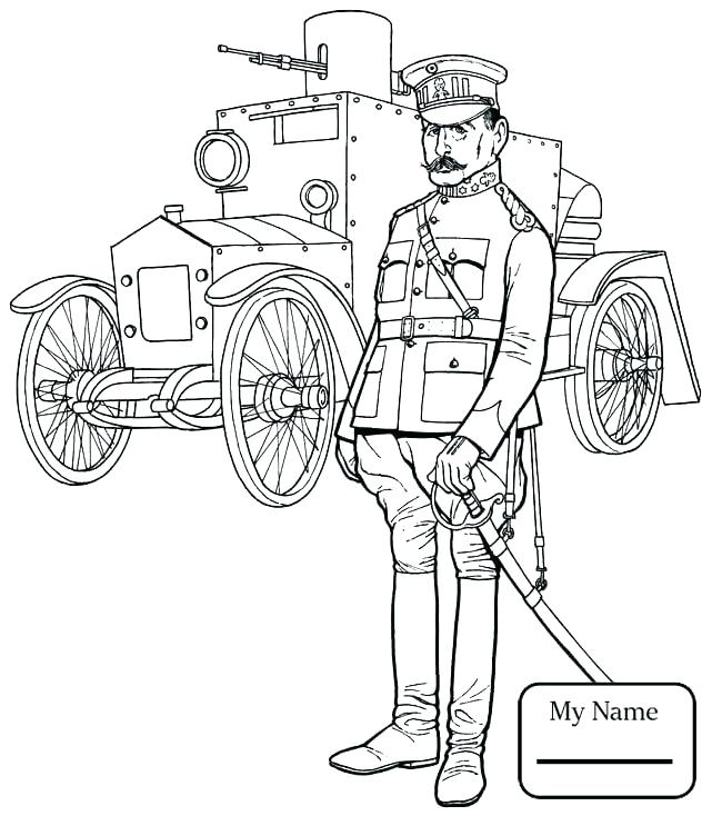 641x734 Army Coloring Pages