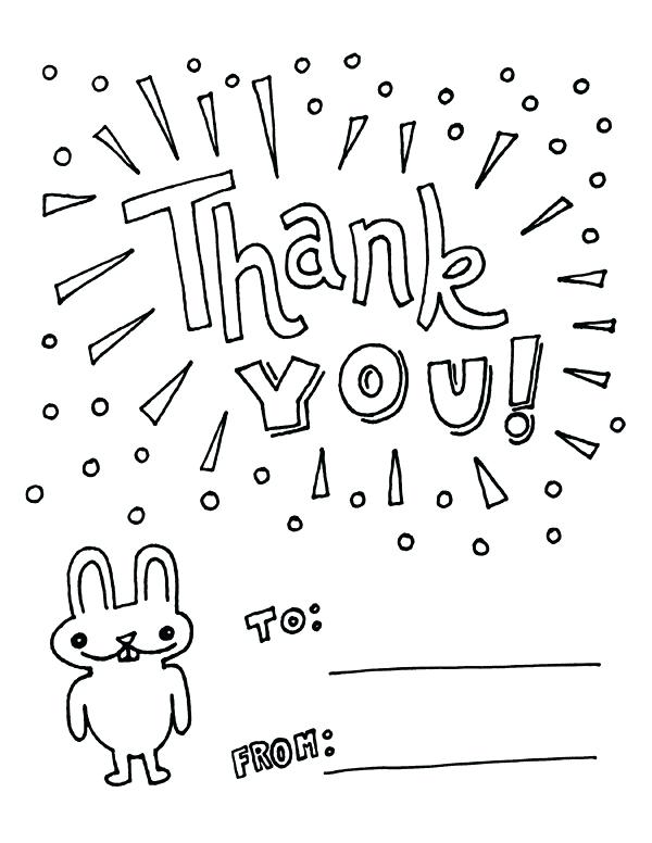 600x776 Thank You Coloring Page Thank You Coloring Pages Also Watch More