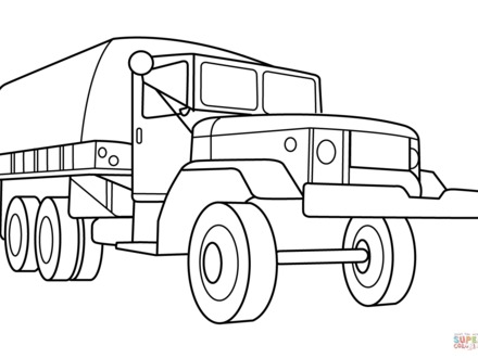 440x330 Free Printable Army Coloring Pages For Kids, Military Coloring