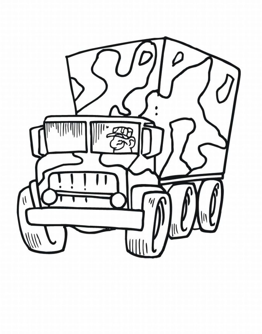 848x1080 Military Coloring Pages Army Vehicles For Adults Free Printable
