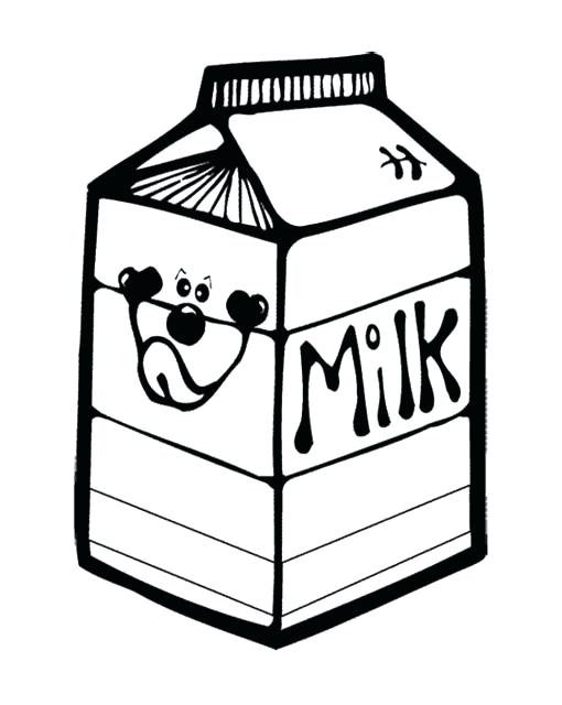 510x640 Milk Coloring Page Box A Milk Coloring Page For Kids Milk Products