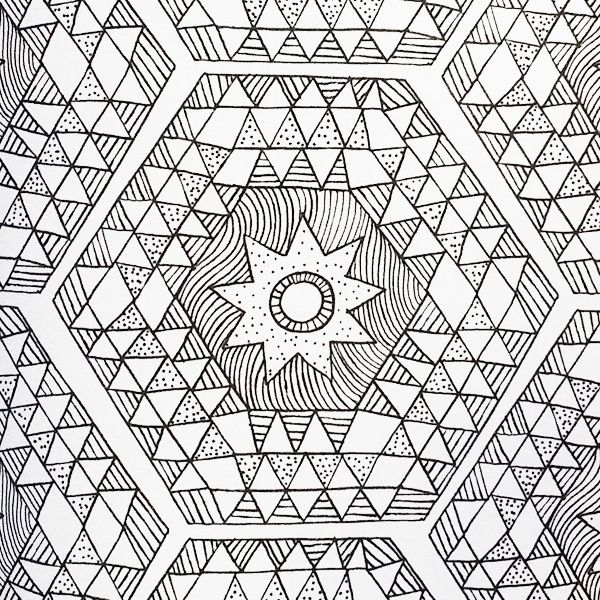 600x600 Mindfulness Colouring Sheets