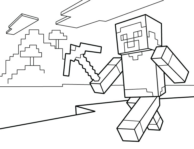 792x612 Minecraft Printable Coloring Pages Elegant Coloring Pages To Print