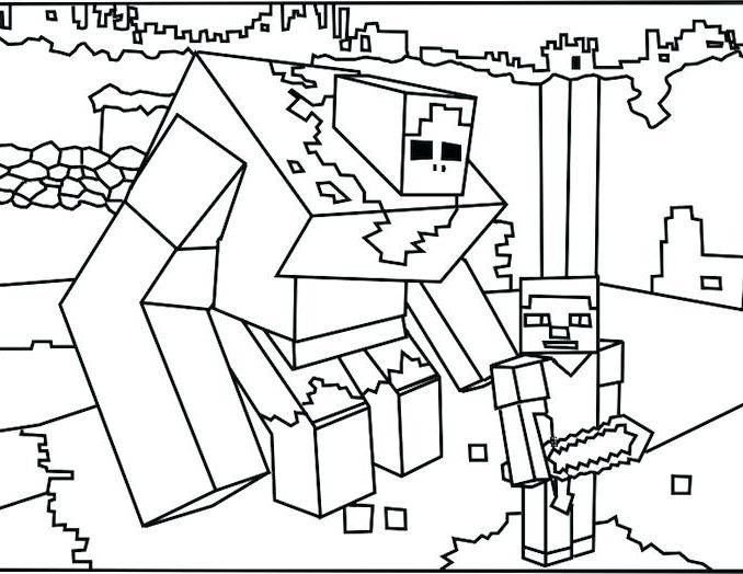 Minecraft Characters Coloring Pages at GetDrawings | Free download