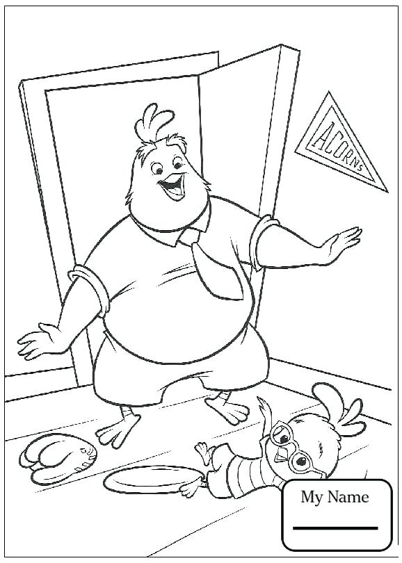 578x810 Chicken Little Coloring Pages Cartoons Chicken Little Alien Is