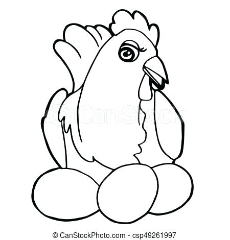 450x470 Chicken Coloring Page Chicken Coloring Book As Well As Cartoon