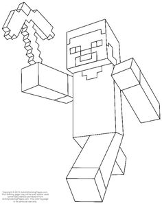 236x297 Printable Minecraft Creeper Coloring Pages Elijah