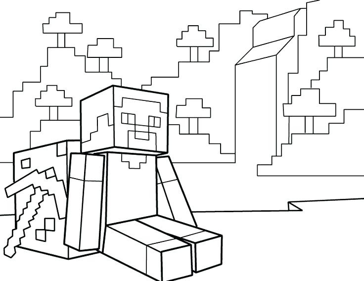 736x568 Coloring Pages For Minecraft Coloring Pages Of Color Pages Best