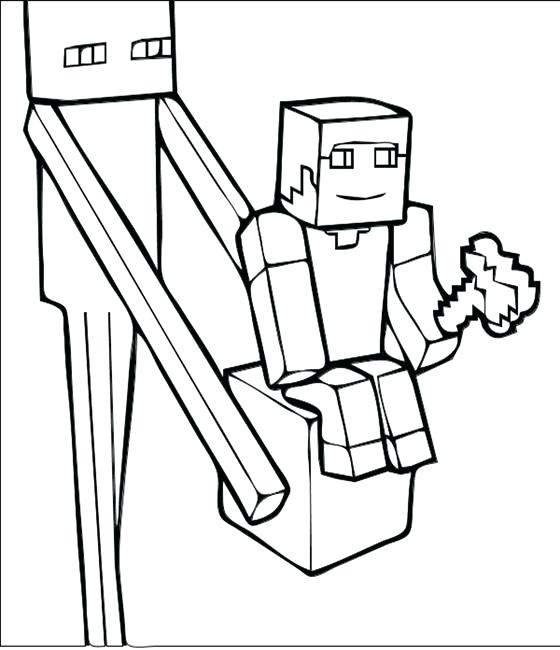 560x650 Stampy Coloring Pages Minecraft Coloring Pages Free Printable