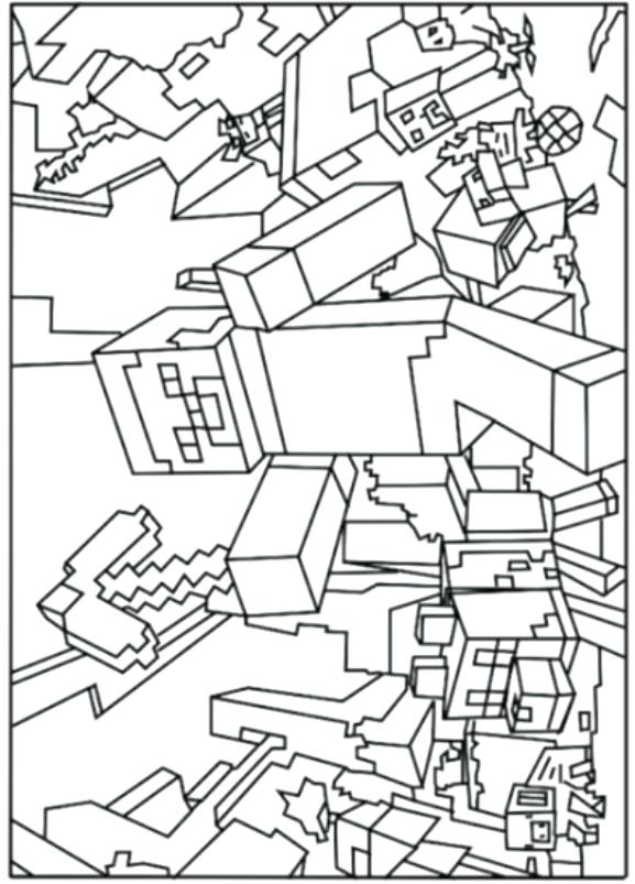 577x803 Minecraft Coloring Pages Packed With Minecraft Coloring Pages