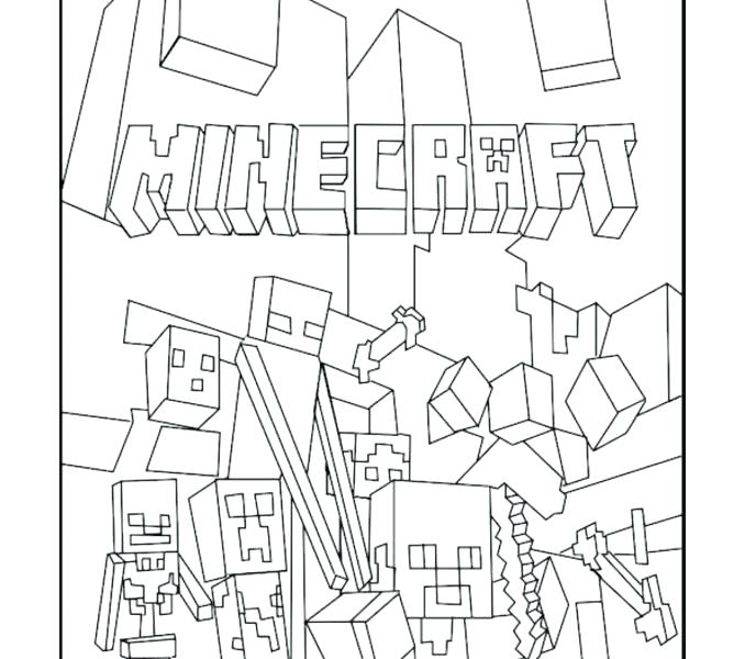 678x600 Minecraft Coloring Pages Herobrine Coloring Pages To Print