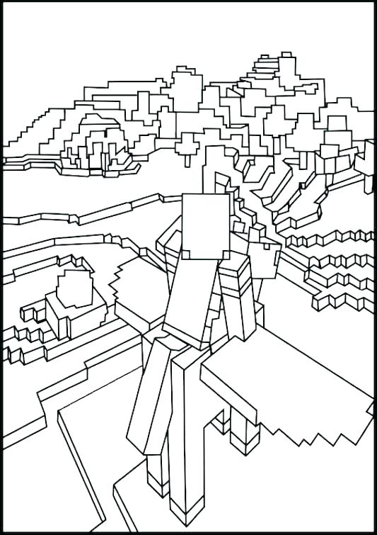533x755 Minecraft Printable Coloring Pages Creeper Coloring Page Awesome