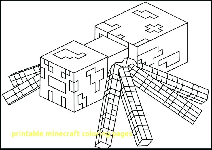 736x522 Printable Minecraft Coloring Pages Medium Size Of Printable