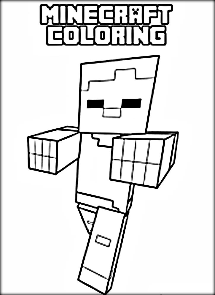 725x993 Minecraft Spider Coloring Pages