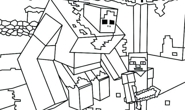 640x380 Minecraft To Color Medium Size Of Coloring Pages Printable Sheets