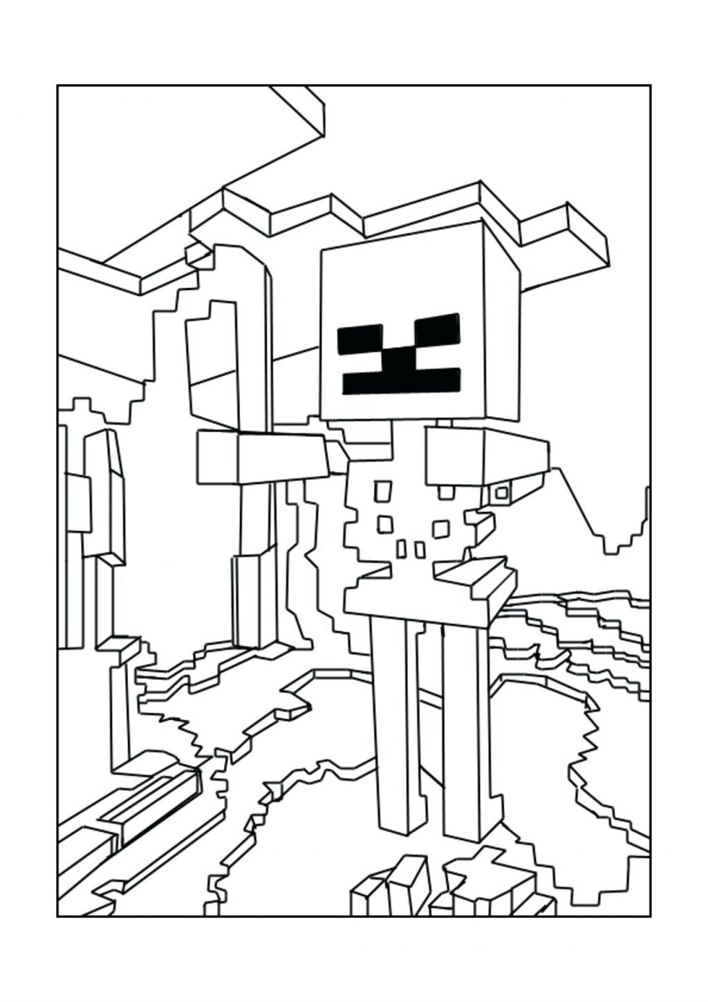1024x1449 Minecraft Coloring Pages Mutant Creeper