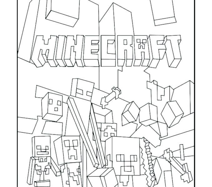 678x600 Minecraft Coloring Pictures Coloring Pages Of Color Pages Best