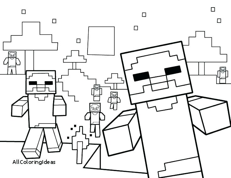 736x568 Printable Minecraft Coloring Pages Coloring Pages To Print