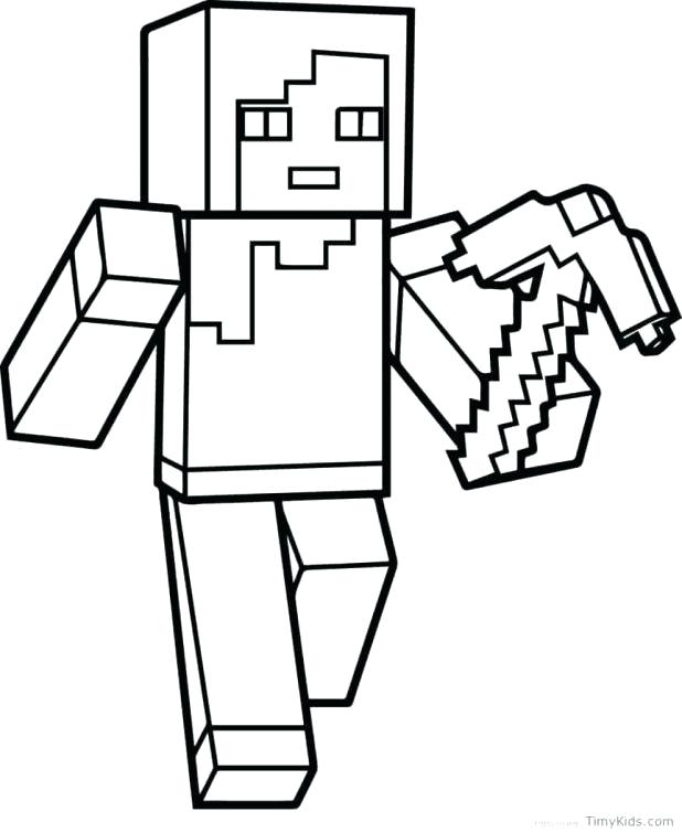 618x755 Coloring Pages For Minecraft Coloring Pages Best Of Mine Craft