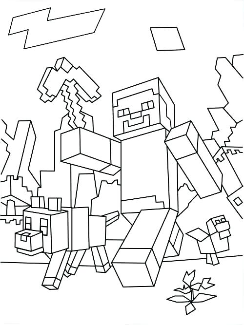 500x667 Coloring Pages Minecraft Dantdm Coloring Pages For Coloring Pages