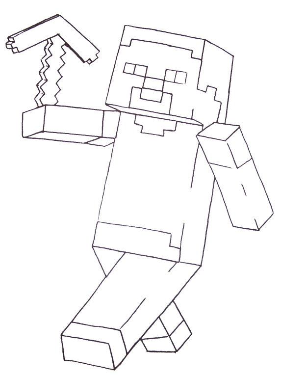 Minecraft Diamond Sword Coloring Page at GetDrawings | Free download