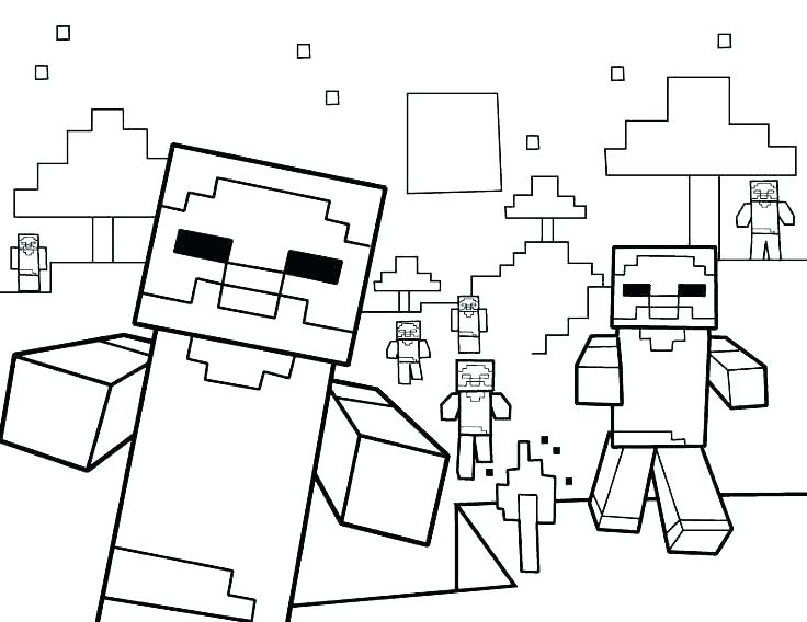 736x568 Free Minecraft Coloring Pages Printable Coloring Pages Free