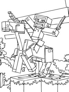 236x314 Minecraft Coloring Pages Printable Minecraft Steve And His Dog