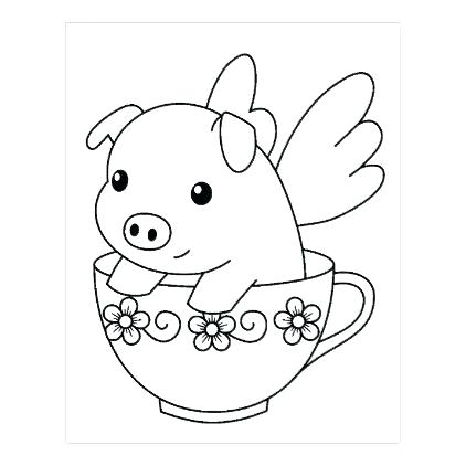 422x422 Minecraft Pig Coloring Pages