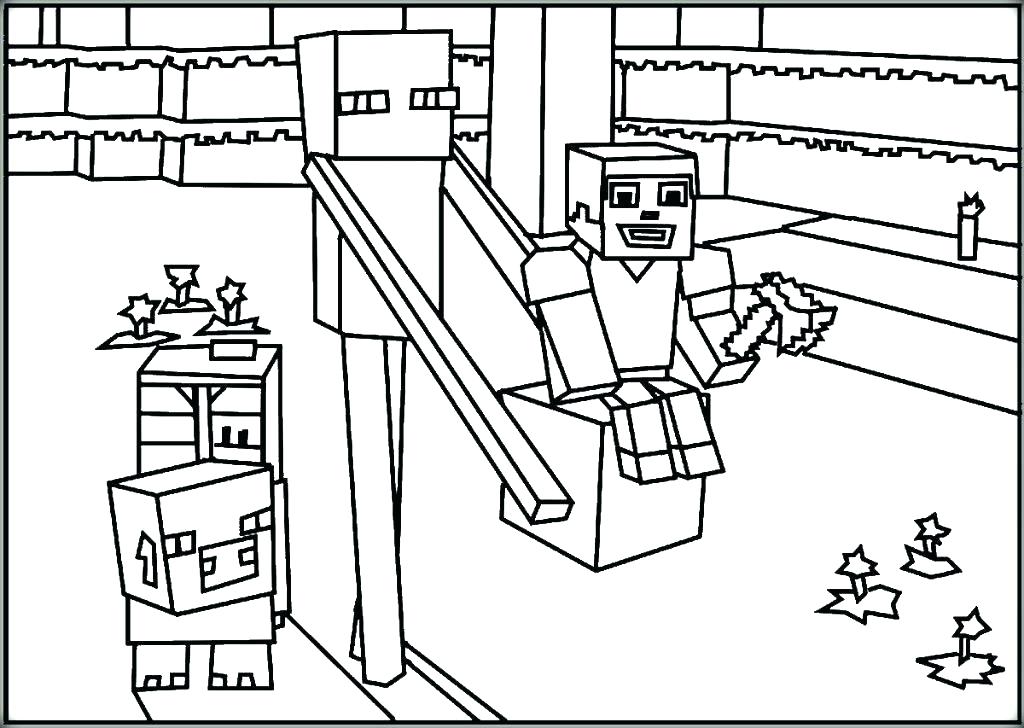 Minecraft Dragon Coloring Pages at GetDrawings | Free download