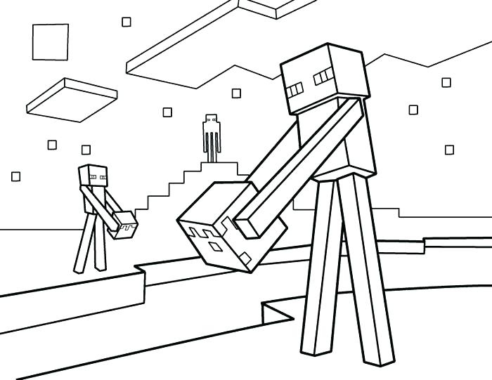 700x541 Minecraft Coloring Pages For Kids Coloring Pages Printable