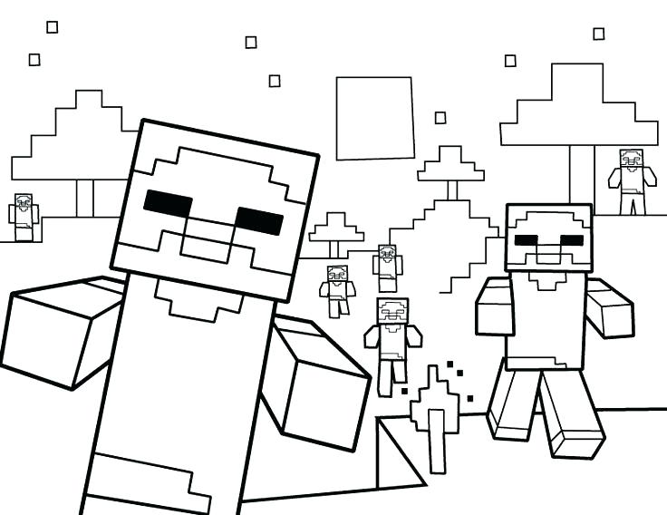 736x568 Minecraft Coloring Pictures Coloring Pages With Coloring Pages