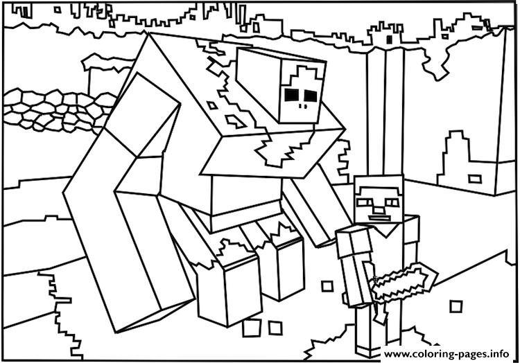 750x524 Minecraft Lego Coloring Pages