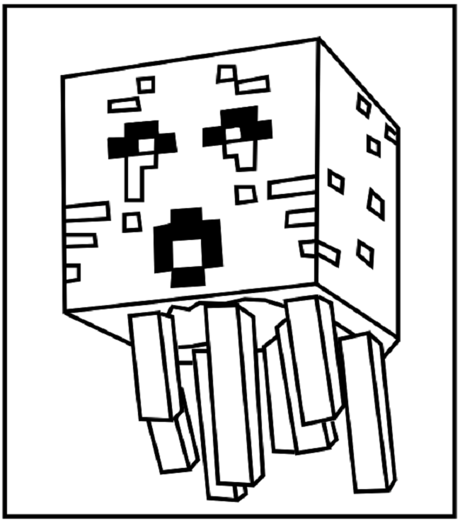 650x736 Minecraft Enderman Coloring Pages Coloring Pages