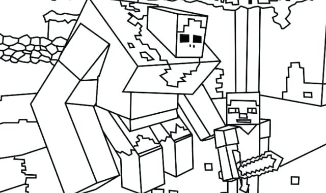 640x380 Minecraft Coloring Pages To Print Printable Minecraft Mobs