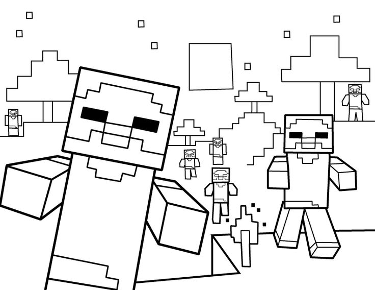 736x568 Minecraft Coloring Page Minecraft Coloring Pages To Print