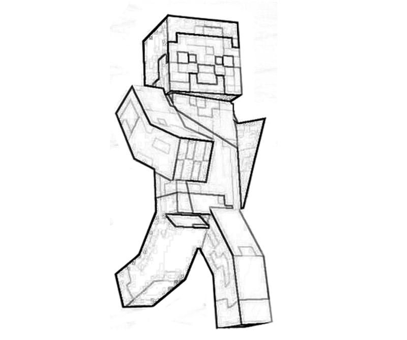 800x667 Minecraft Coloring Pages To Print Printable Minecraft Character