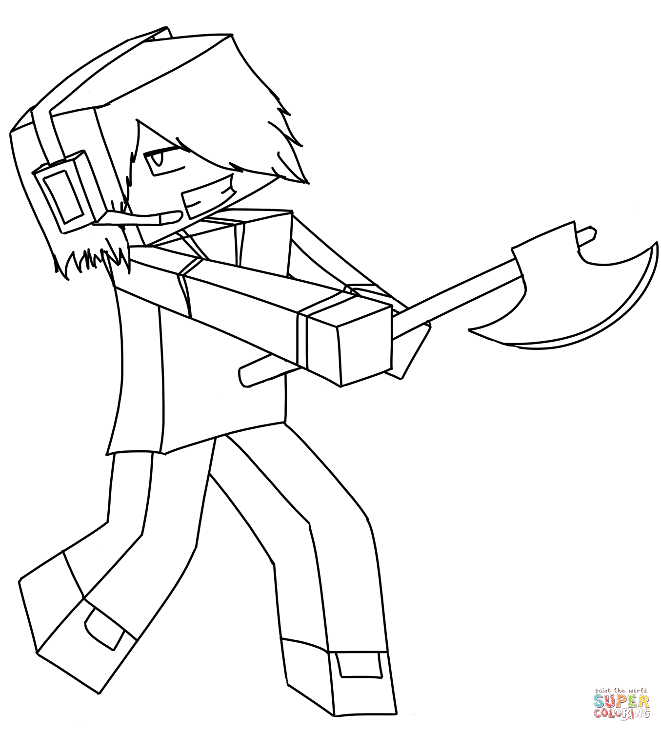 1355x1500 Unparalleled Minecraft Story Mode Coloring Pages Free