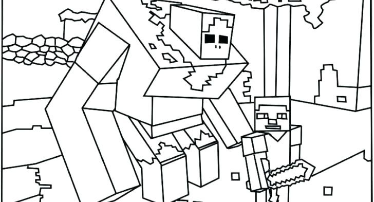 728x393 Minecraft Coloring Pages To Print Entrancing Minecraft Sword