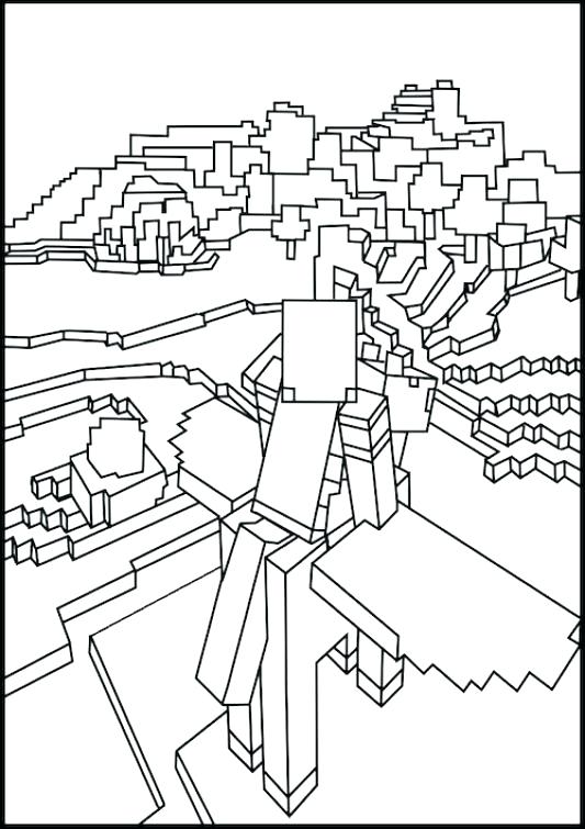 533x755 Minecraft Characters Coloring Coloring Pages Coloring Pages